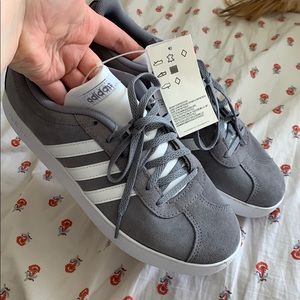 Grey Adidas Tennis shoes